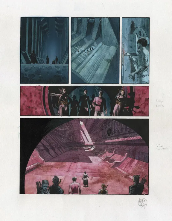 Colored original page, TER, Le Guide (T.2), Christophe Dubois
