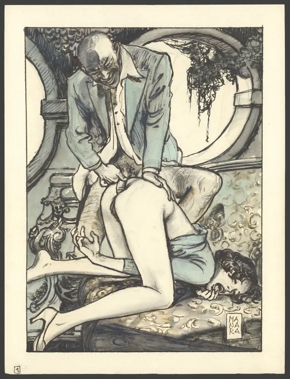 Colored illustration, Milo Manara