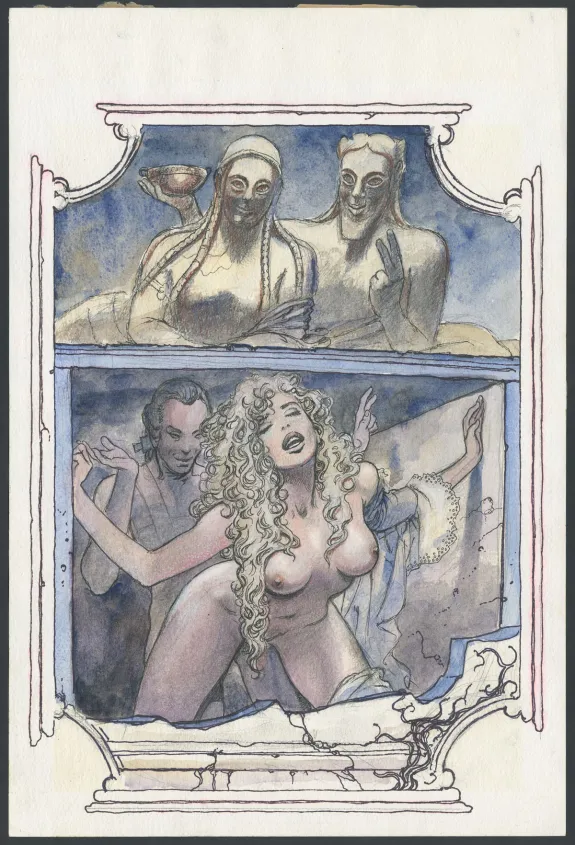 Illustration couleur, Milo Manara