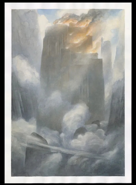 Illustration couleur, L'Homme qui voulut être roi, Armel Gaulme