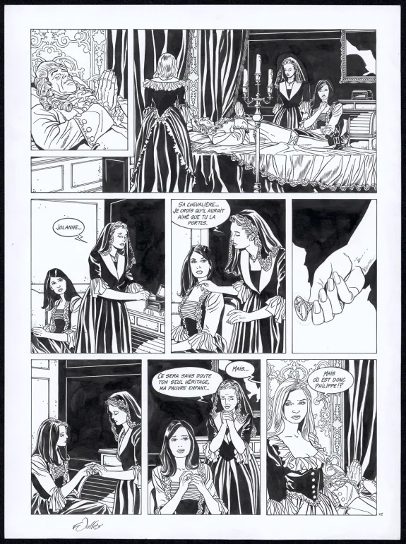 Planche noir et blanc, Rani, Bâtarde (T.1), Francis Vallès