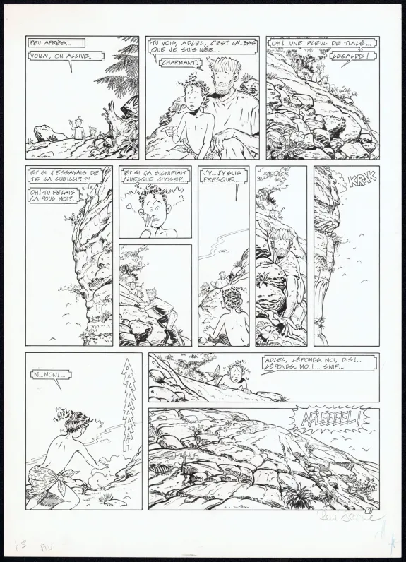 Planche noir et blanc, Adler, Black Bounty (T.5), René Sterne