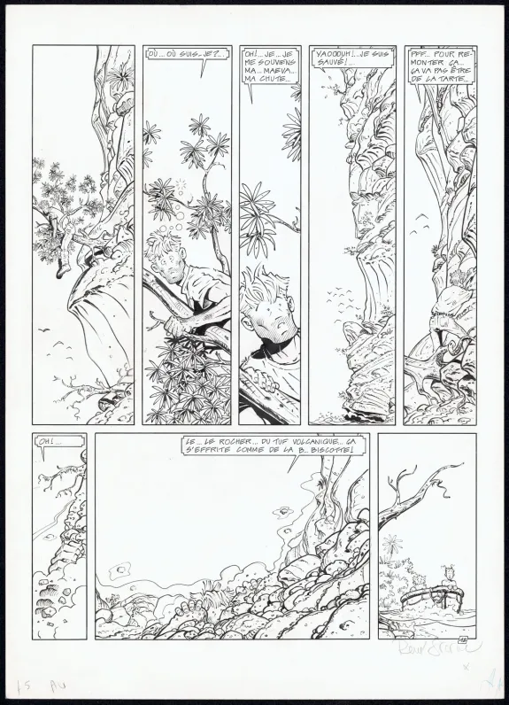 Planche noir et blanc, Adler, Black Bounty (T.5), René Sterne