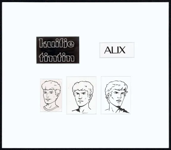 Black and white illustration, Alix, Jacques Martin