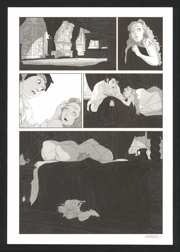 Planche noir et blanc, Les Ogres-Dieux, Petit (T.1), Bertrand Gatignol