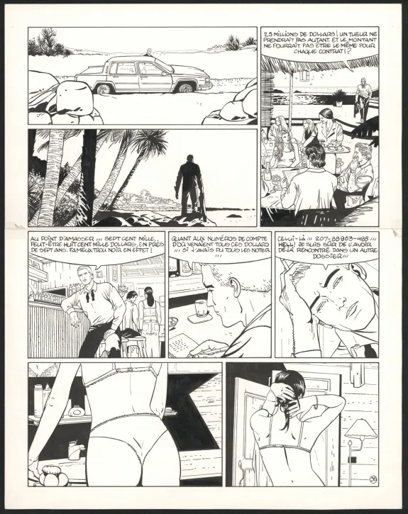 Planche noir et blanc, I.R.$., Silicia Inc. (T.5), Bernard Vrancken