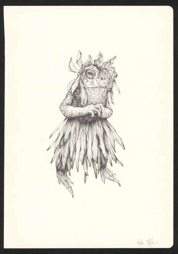 Colored illustration, POUCETTE, Marco Mazzoni