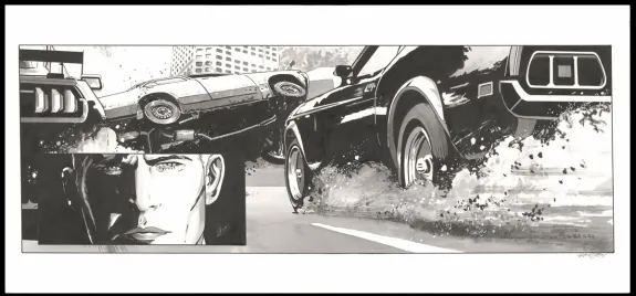 Illustration noir et blanc, I.R.$., HS - Les Dossiers Max, Bernard Vrancken