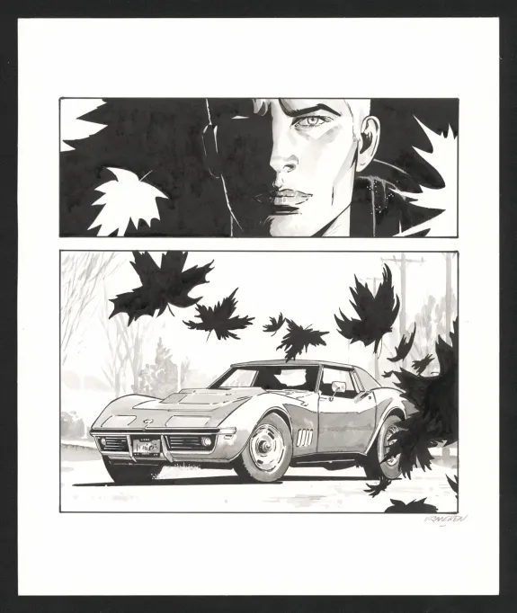 Illustration noir et blanc, I.R.$., HS - Les Dossiers Max, Bernard Vrancken