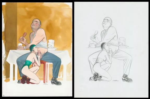 Illustration couleur, Silvio Cadelo
