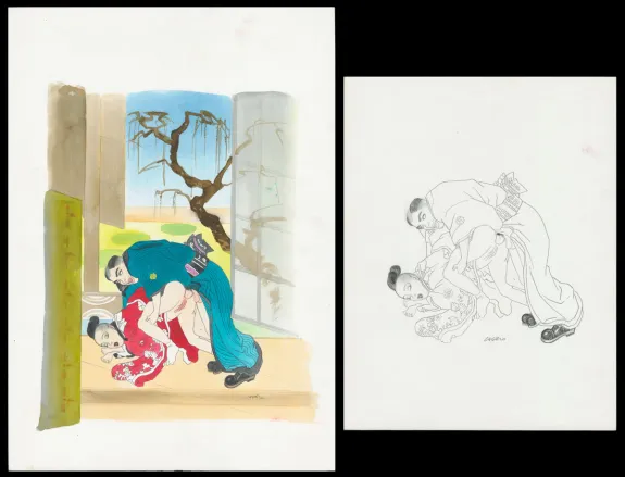 Illustration couleur, Silvio Cadelo