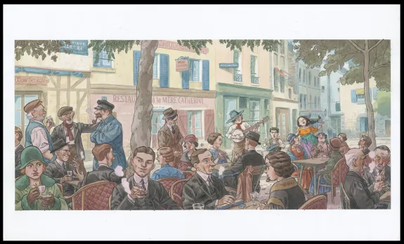 Illustration couleur, Django Main de feu,  Efa