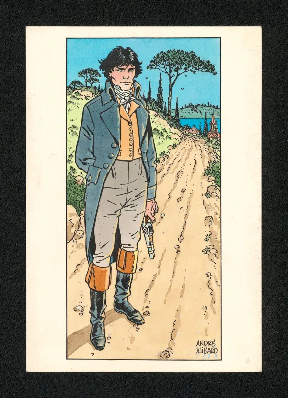 Colored illustration, Arno, André Juillard