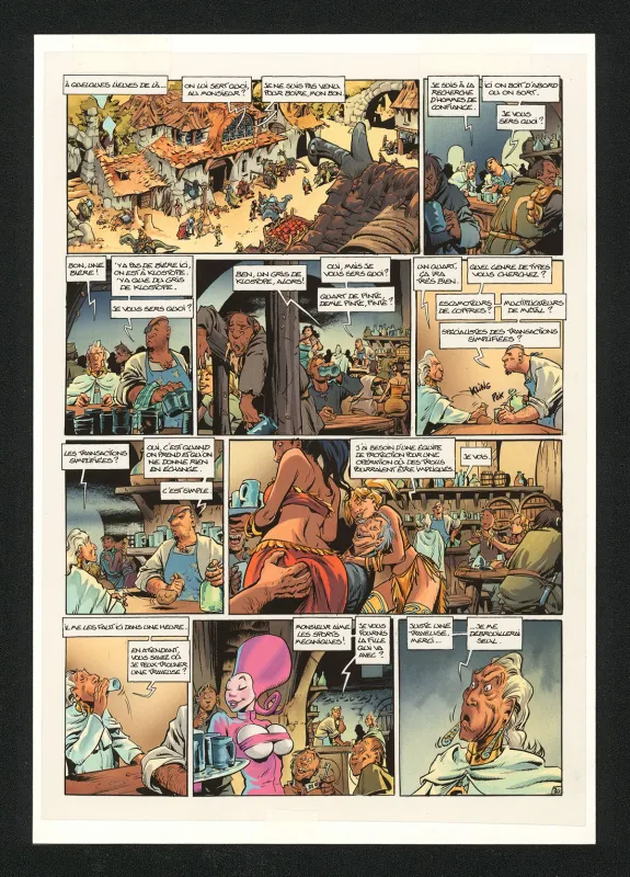 Mise en couleurs, Trolls de Troy, Plume de Sage (T.7), Claude Guth