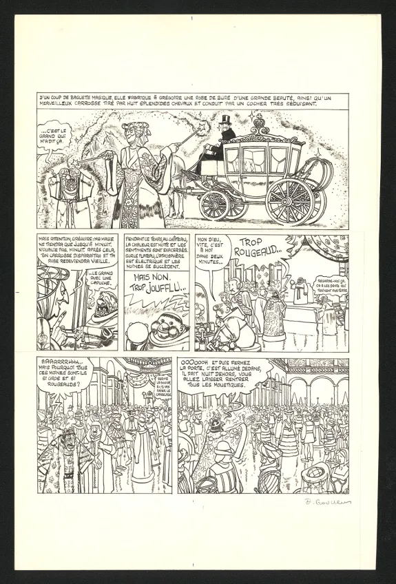 Planche noir et blanc, Georges et Louis romanciers, Georges et Louis racontent (T.1), Daniel Goossens