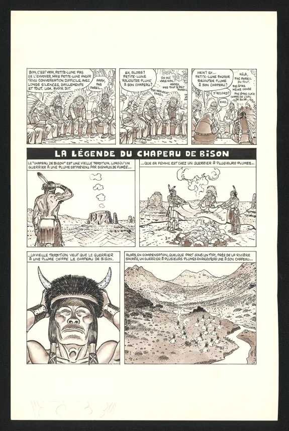Planche noir et blanc, Georges et Louis romanciers, La fin du monde (T.3), Daniel Goossens