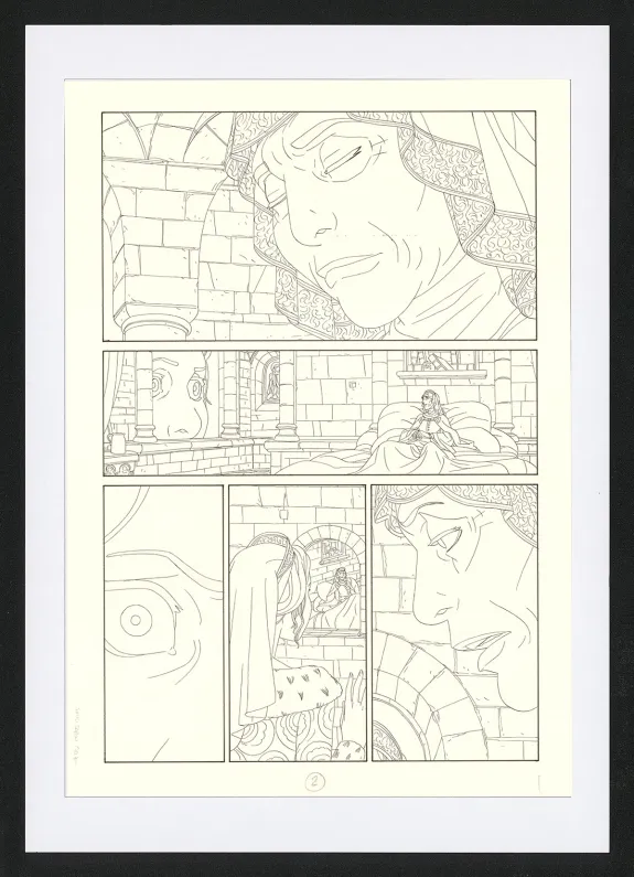 Planche noir et blanc, Les Ogres-Dieux, La Première née (T.4), Bertrand Gatignol