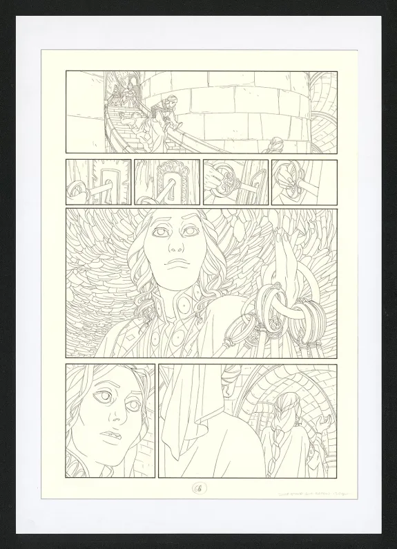 Planche noir et blanc, Les Ogres-Dieux, La Première née (T.4), Bertrand Gatignol