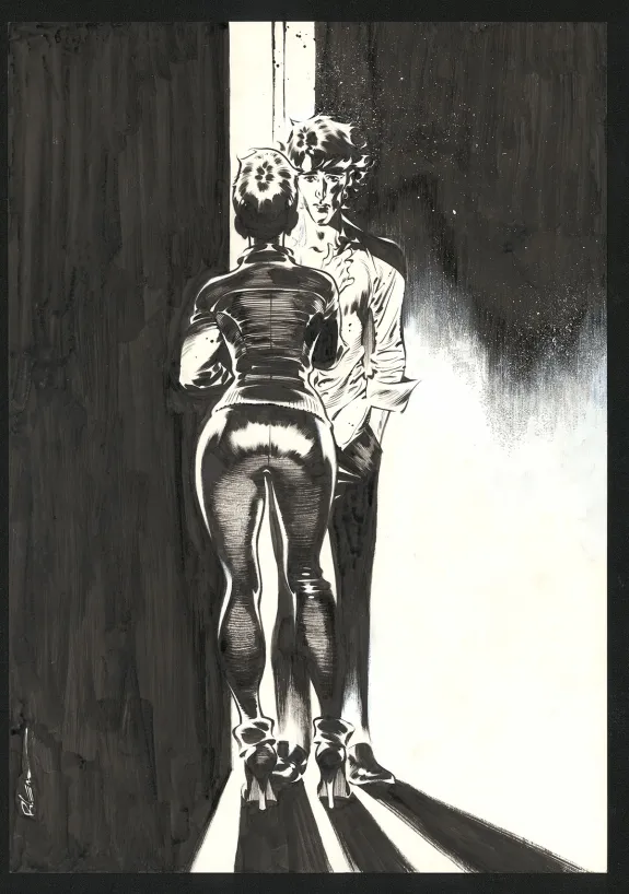 Illustration noir et blanc, Jazz Maynard,  Roger