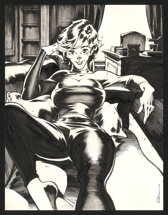 Illustration noir et blanc, Jazz Maynard,  Roger