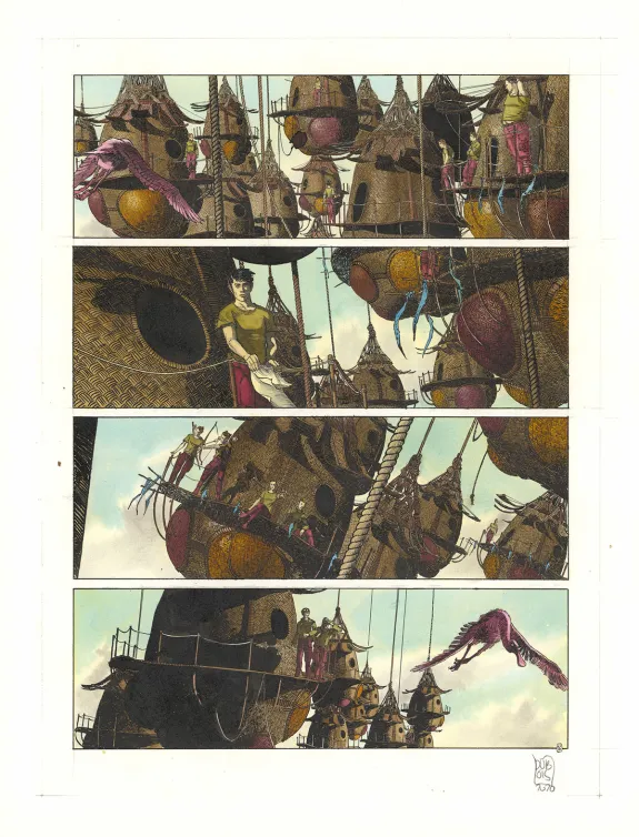 Planche couleur, TERRE, Le Vieux Monde (T.1), Christophe Dubois