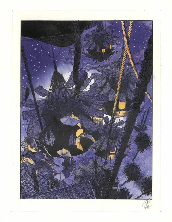 Planche couleur, TERRE, Le Vieux Monde (T.1), Christophe Dubois