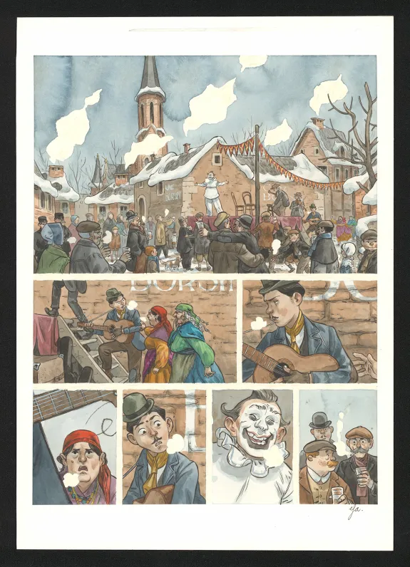 Planche couleur, Django Main de feu,  Efa