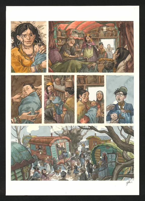 Planche couleur, Django Main de feu,  Efa