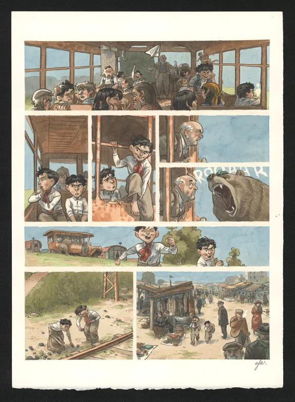 Planche couleur, Django Main de feu,  Efa