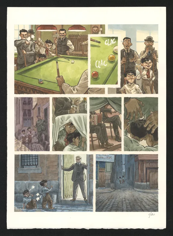 Planche couleur, Django Main de feu,  Efa