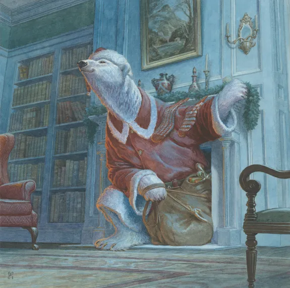 Illustration couleur, The Night before Christmas Book , Christopher Dunn