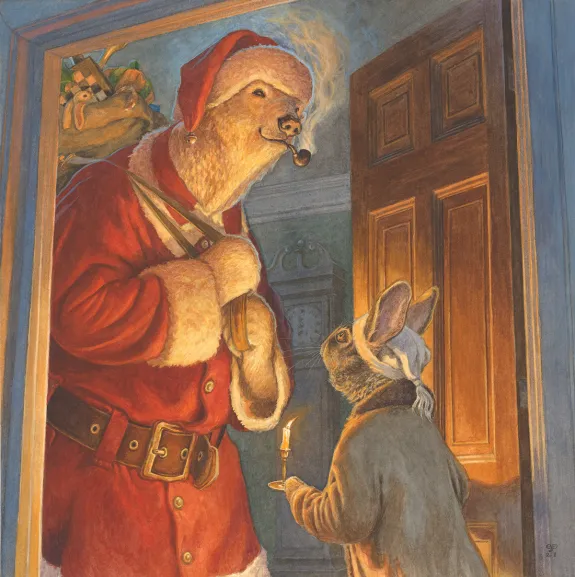 Illustration couleur, The Night before Christmas Book , Christopher Dunn