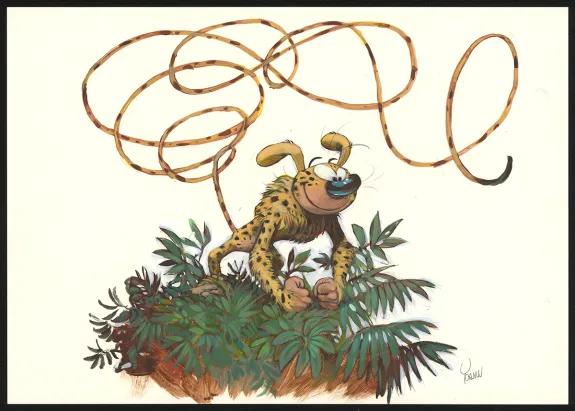 Illustration couleur, Spirou et Fantasio,  Yoann
