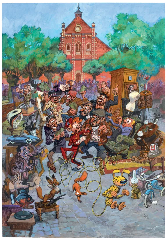 Peinture, Spirou et Fantasio,  Yoann