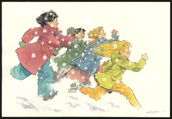 Cover, Les Beaux étés, La Fugue (T.5), Jordi Lafebre