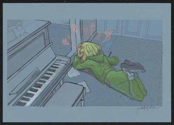 Illustration couleur, Les Beaux étés, La Fugue (T.5), Jordi Lafebre