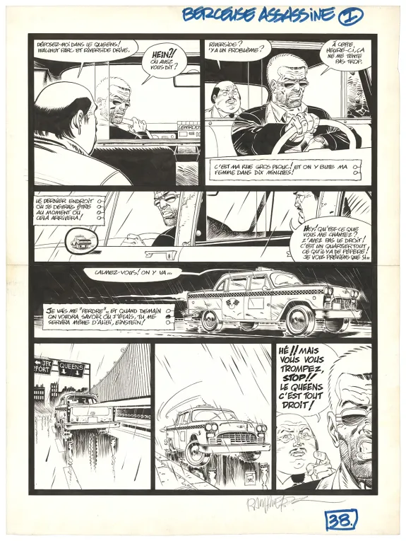 Planche noir et blanc, Berceuse assassine, Le Coeur de Telenko (T.1), Ralph Meyer