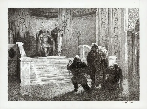 Illustration noir et blanc, Mir, Tom Cuzor