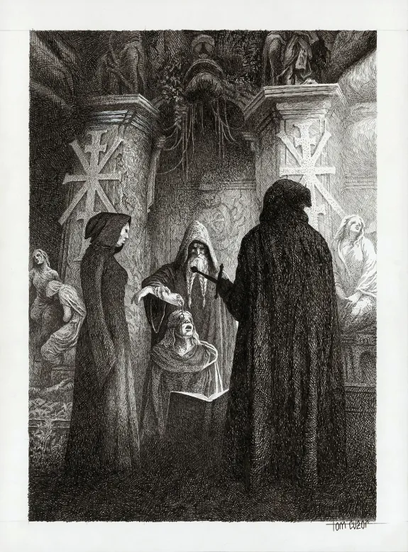 Illustration noir et blanc, Mir, Tom Cuzor
