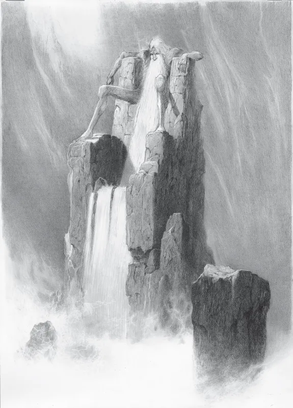 Planche noir et blanc, L'Enfer de Dante, Paul & Gaëtan Brizzi