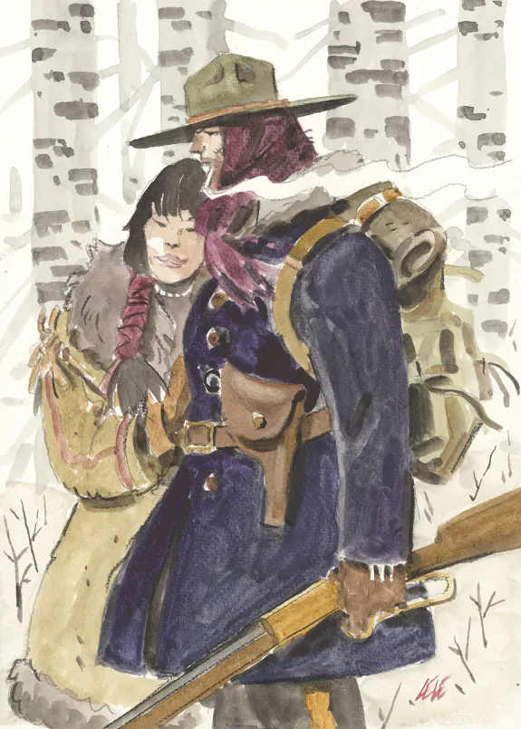 Illustration couleur, Grand Nord (T.1), Lele Vianello