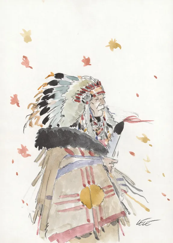 Colored illustration, Grand Nord (T.1), Lele Vianello