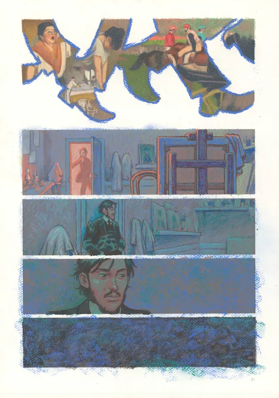 Planche couleur, Degas, La Danse de la Solitude,  Efa