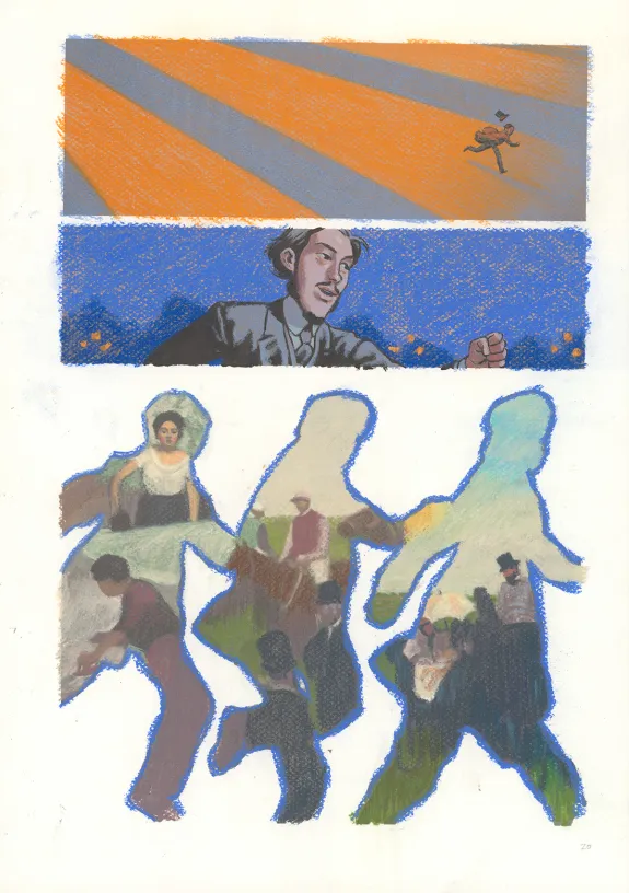 Planche couleur, Degas, La Danse de la Solitude,  Efa