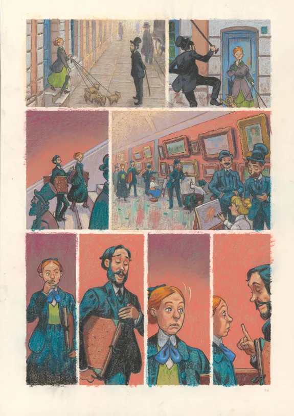 Planche couleur, Degas, La Danse de la Solitude,  Efa