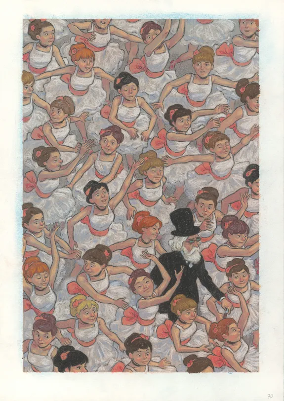 Planche couleur, Degas, La Danse de la Solitude,  Efa