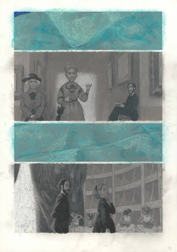 Planche couleur, Degas, La Danse de la Solitude,  Efa