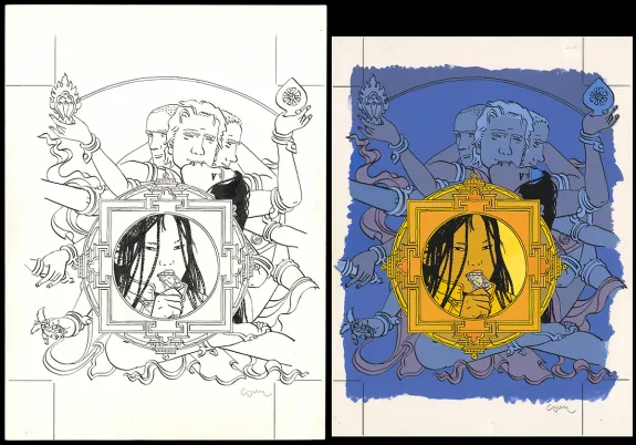 Couverture, Le Bouddha d'Azur, Intégrale,  Cosey