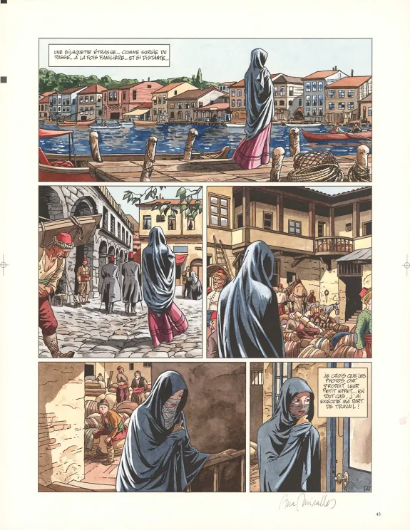 Planche couleur, Djinn, La Favorite (T.1), Ana Miralles