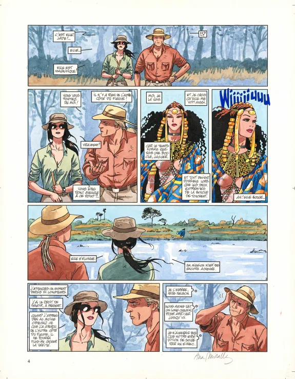 Planche couleur, Djinn, Une Jeunesse éternelle (T.11), Ana Miralles